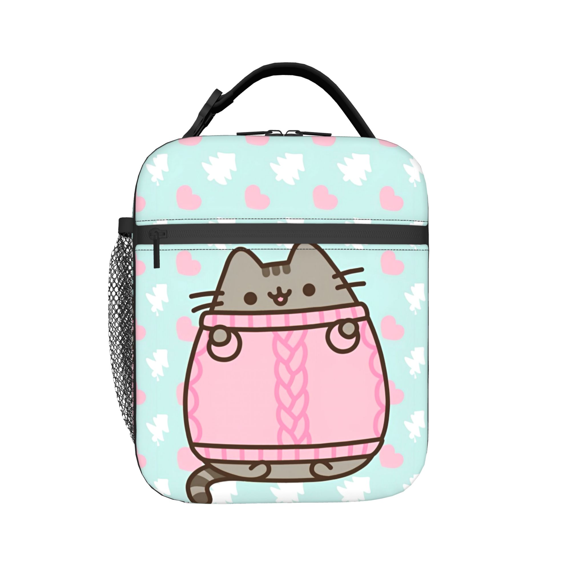Food Storage Keep Warm - Cute Cat Insulated Lunch Bags Portable