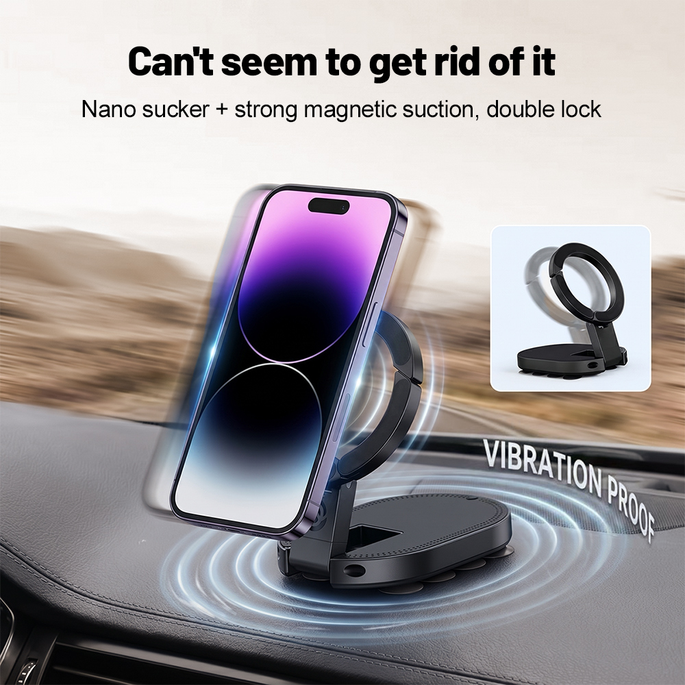 Food Storage For Room - 360° Rotation 3‑In‑1 Suction Cup Magnetic