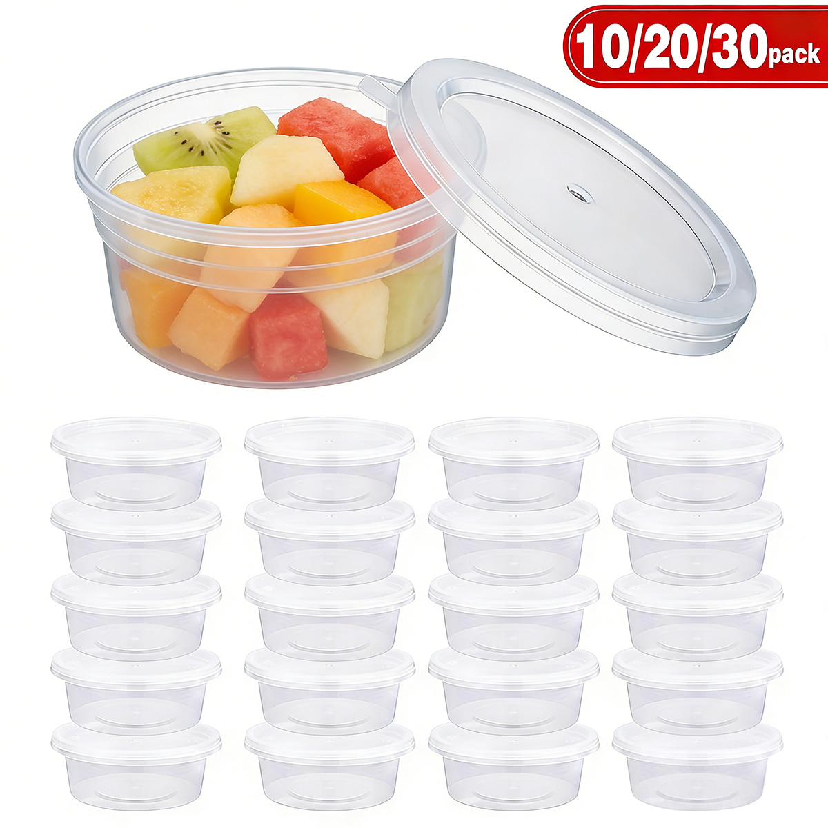 Food Storage Meals - 10/20/30 Pack Small Slime Containers With