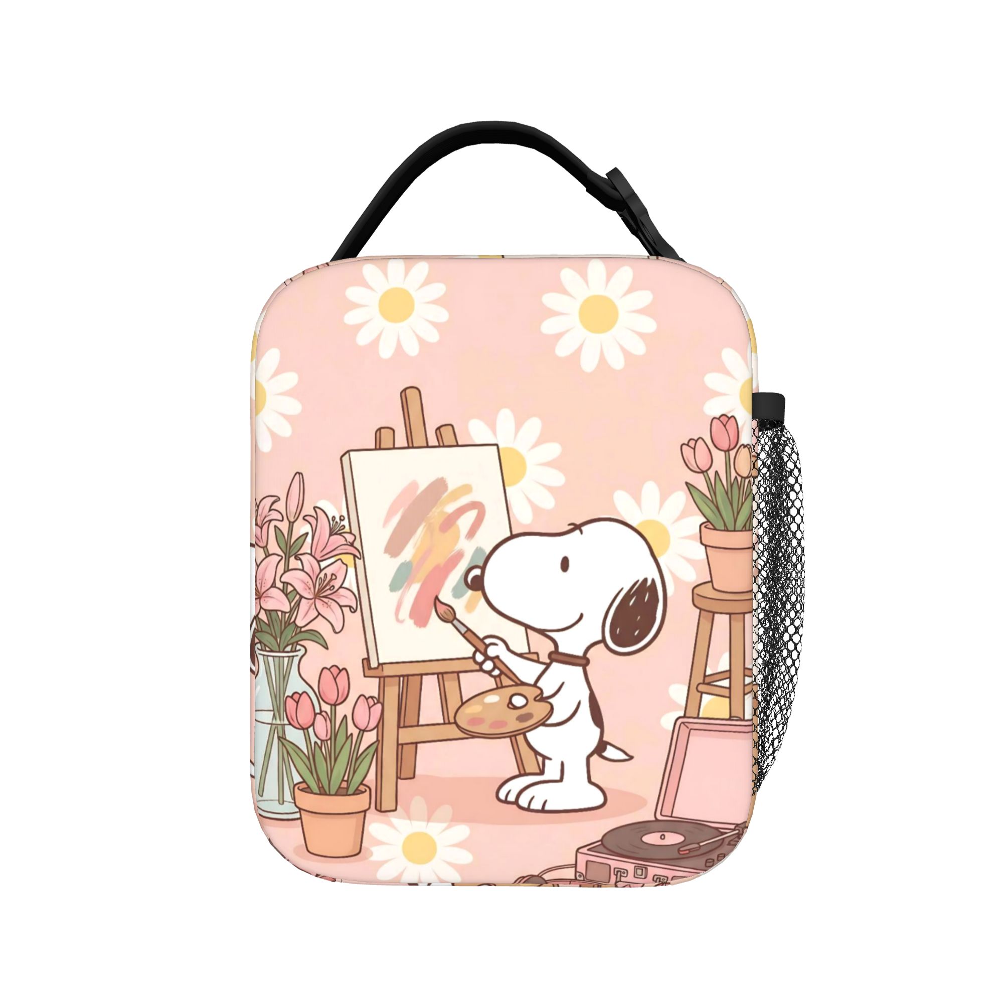 Food Storage Keep Warm - Drawing Cute S-Snoopys Insulated Lunch Bag