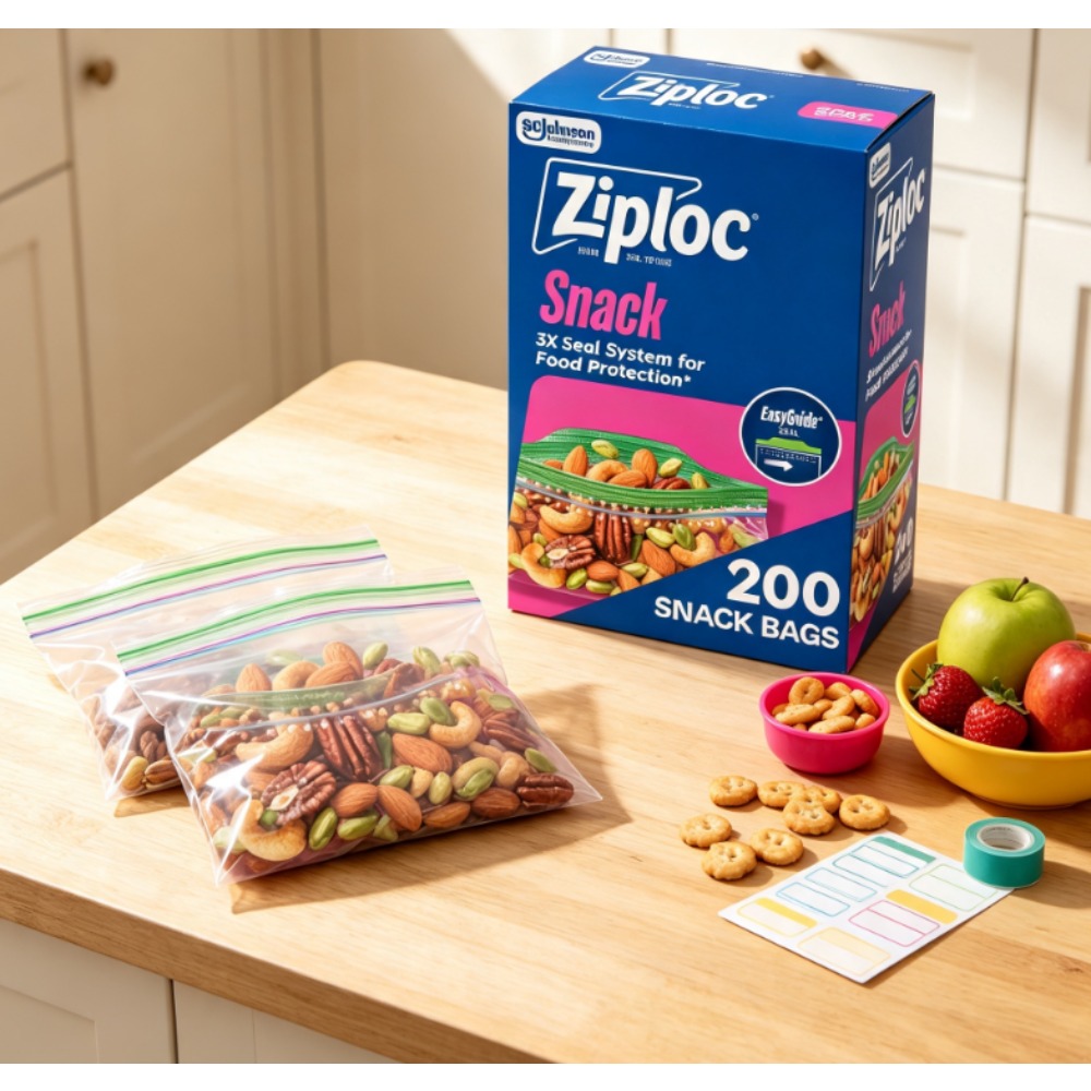 Ziploc® Brand Snack Bags with  - Food Storage Brands 评论和价格
