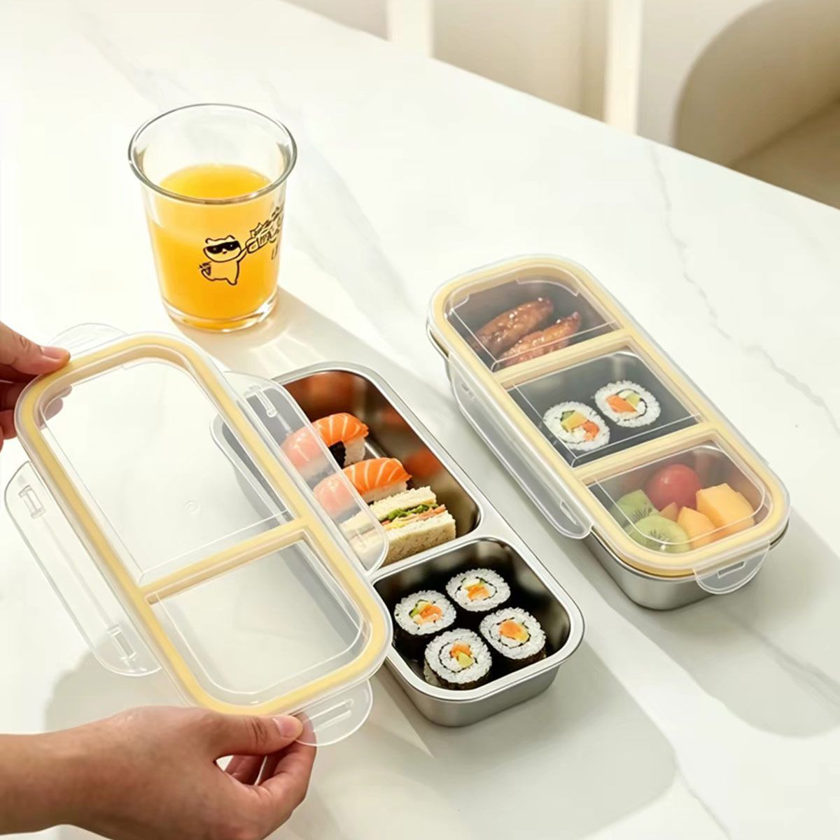 Stainless Steel Food Storage B - Food Storage Meals 评论和价格