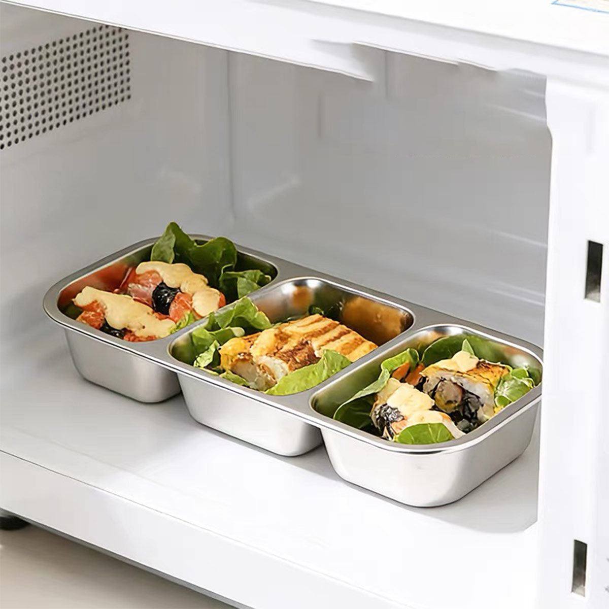 Stainless Steel Food Storage B - Food Storage Meals 评论和价格