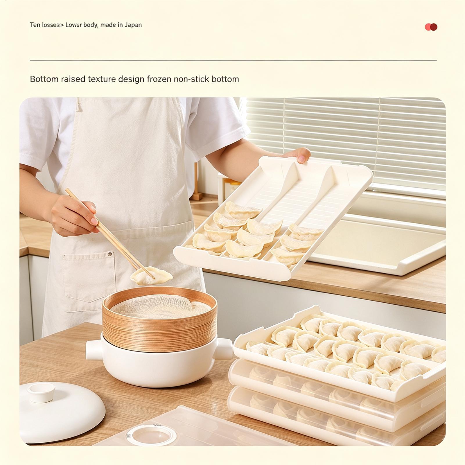Dumpling Container For Freezer - Food Storage Freezer Containers 评论和价格