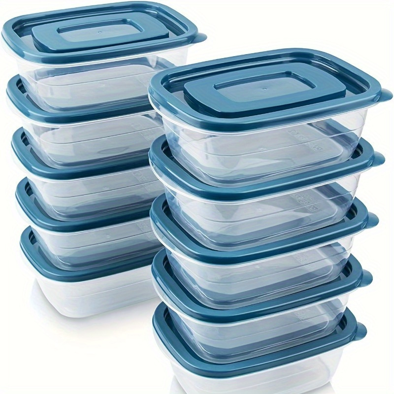 A Set of 6 Transparent Stackab - Food Storage Stackable Containers 评论和价格