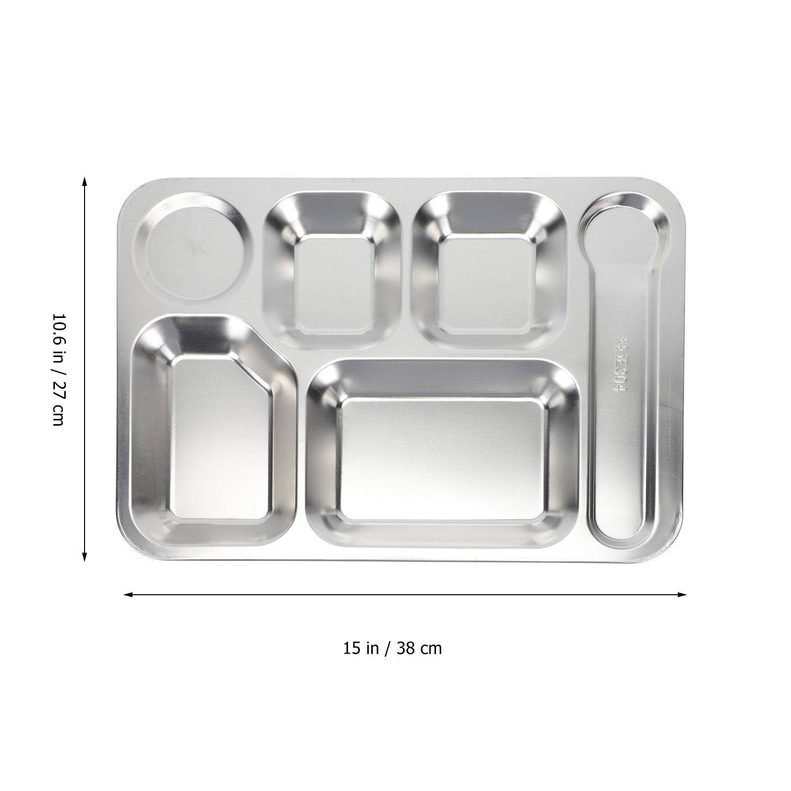 1pc Stainless Steel 6-Compartm - Food Storage Meals 评论和价格