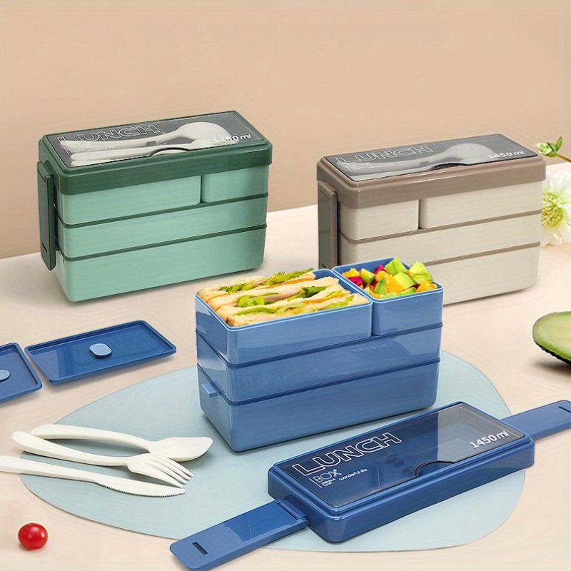 1450ML Bento Lunch Box Large C - Food Storage Stackable Containers 评论和价格