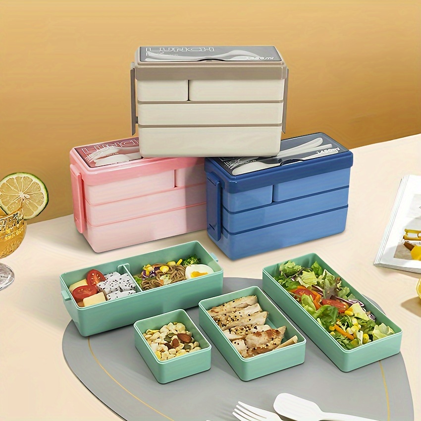 1450ML Bento Lunch Box Large C - Food Storage Stackable Containers 评论和价格