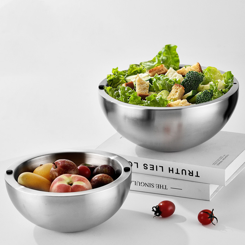 304 Thickened Salad Mixing Bow - Food Storage Meals 评论和价格