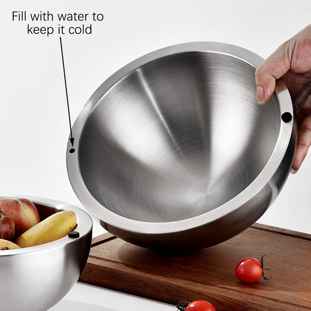304 Thickened Salad Mixing Bow - Food Storage Meals 评论和价格