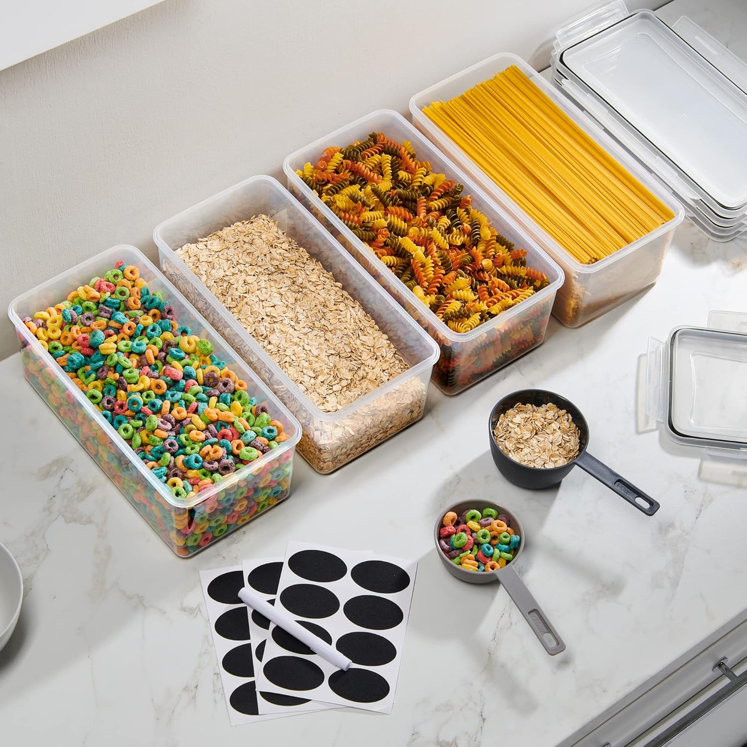 Tyrixma Airtight Food Storage  - Airtight Cereal Jar 评论和价格