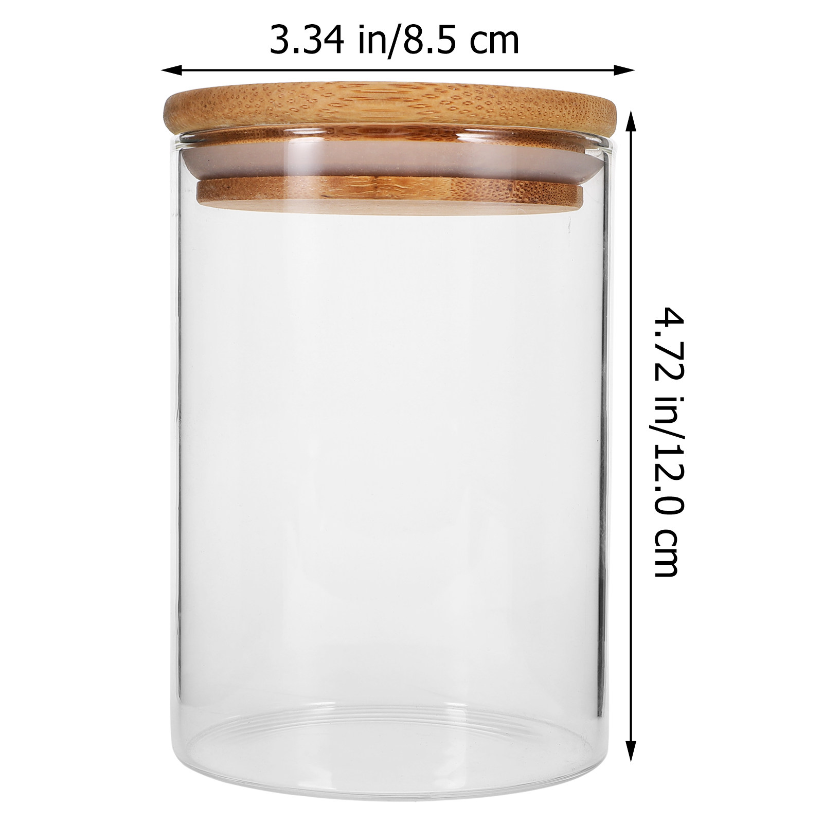 3Pcs Glass Sealed Jar Kitchen  - Airtight Cereal Jar 评论和价格