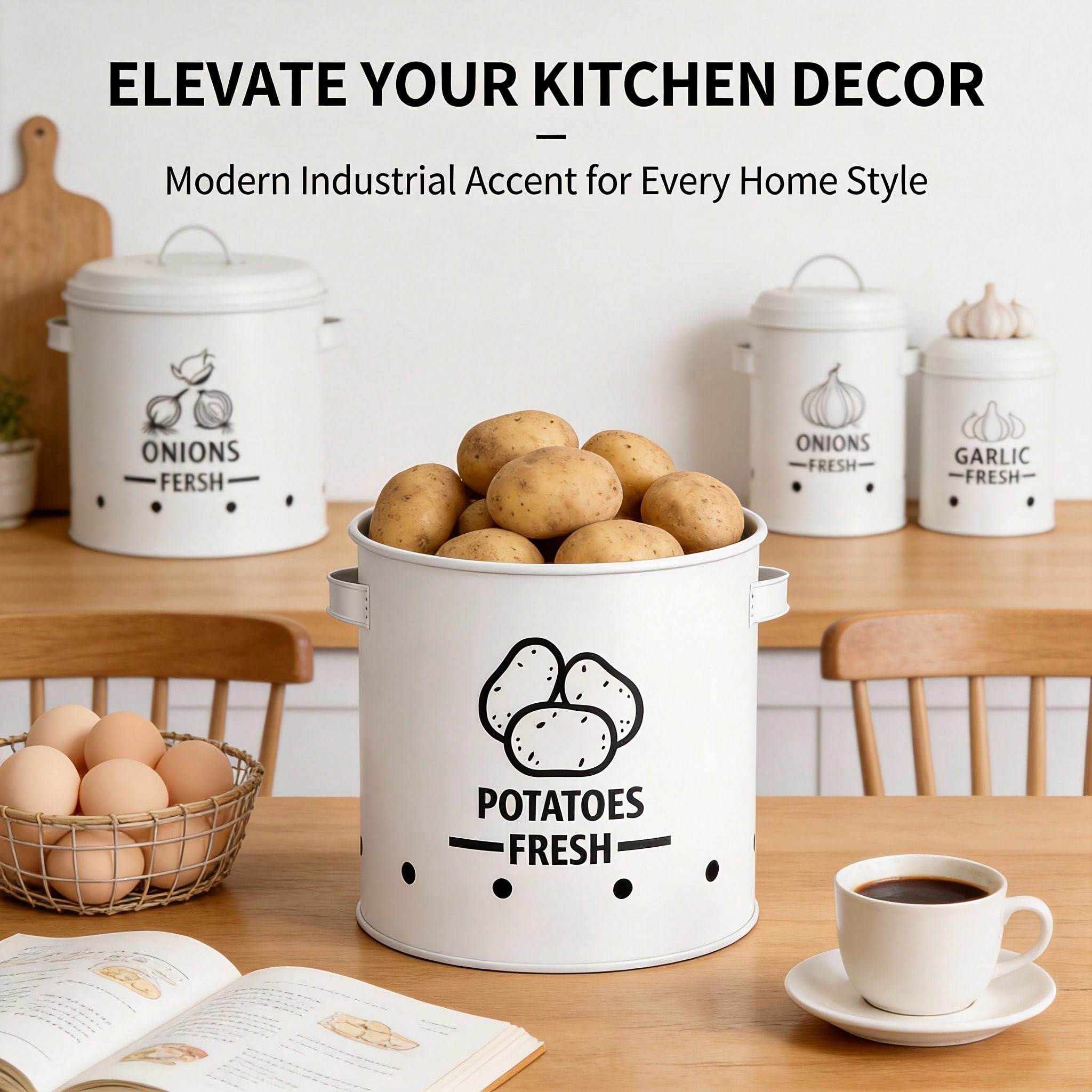 Potato Onion Garlic Storage Bi - Food Storage For Room 评论和价格