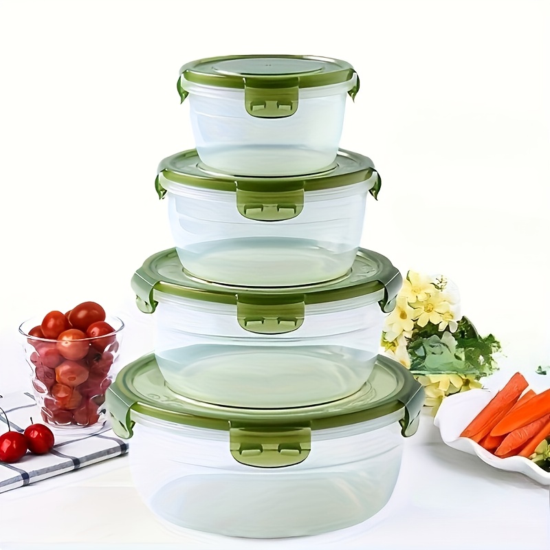 4 Plastic Food Storage Contain - Food Storage Ideas 评论和价格