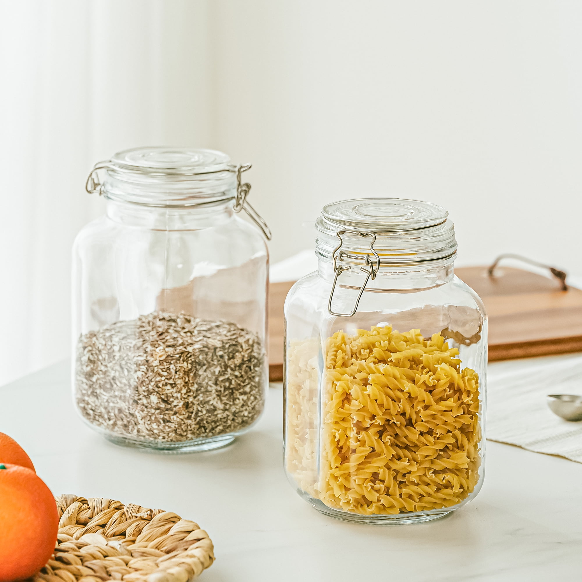 67 oz Glass Airtight Food Stor - Food Storage Jars With Lids 评论和价格