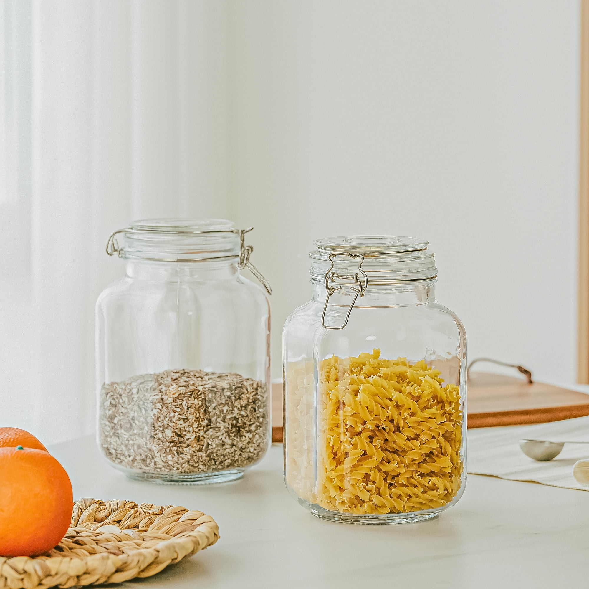 67 oz Glass Airtight Food Stor - Food Storage Jars With Lids 评论和价格