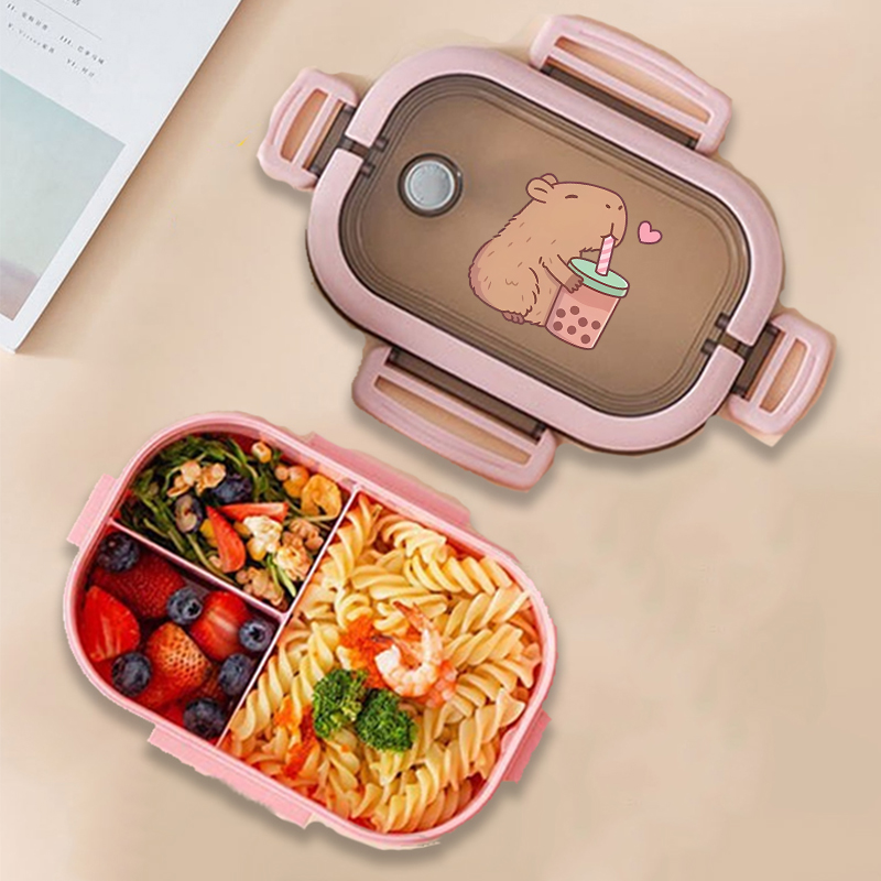 Capybara Bento Lunch Box Anime - Food Storage For Room 评论和价格