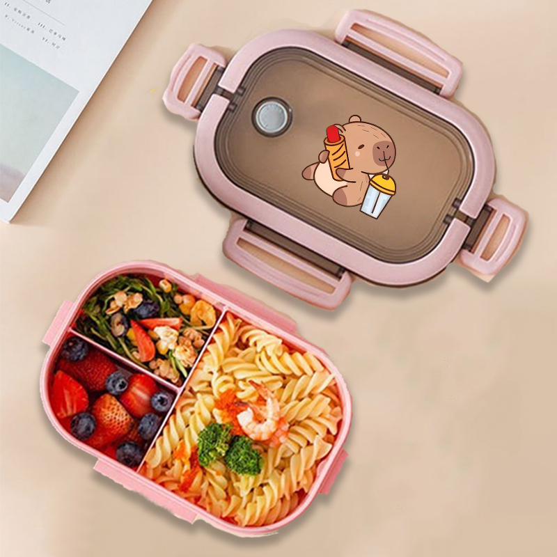 Capybara Bento Lunch Box Anime - Food Storage For Room 评论和价格