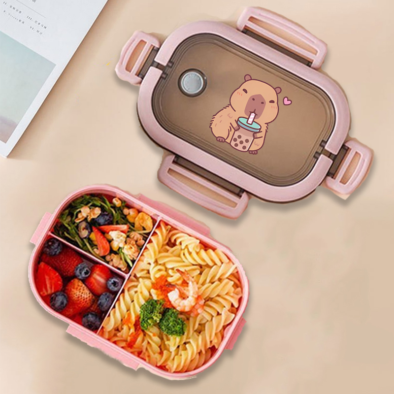 Capybara Bento Lunch Box Anime - Food Storage For Room 评论和价格