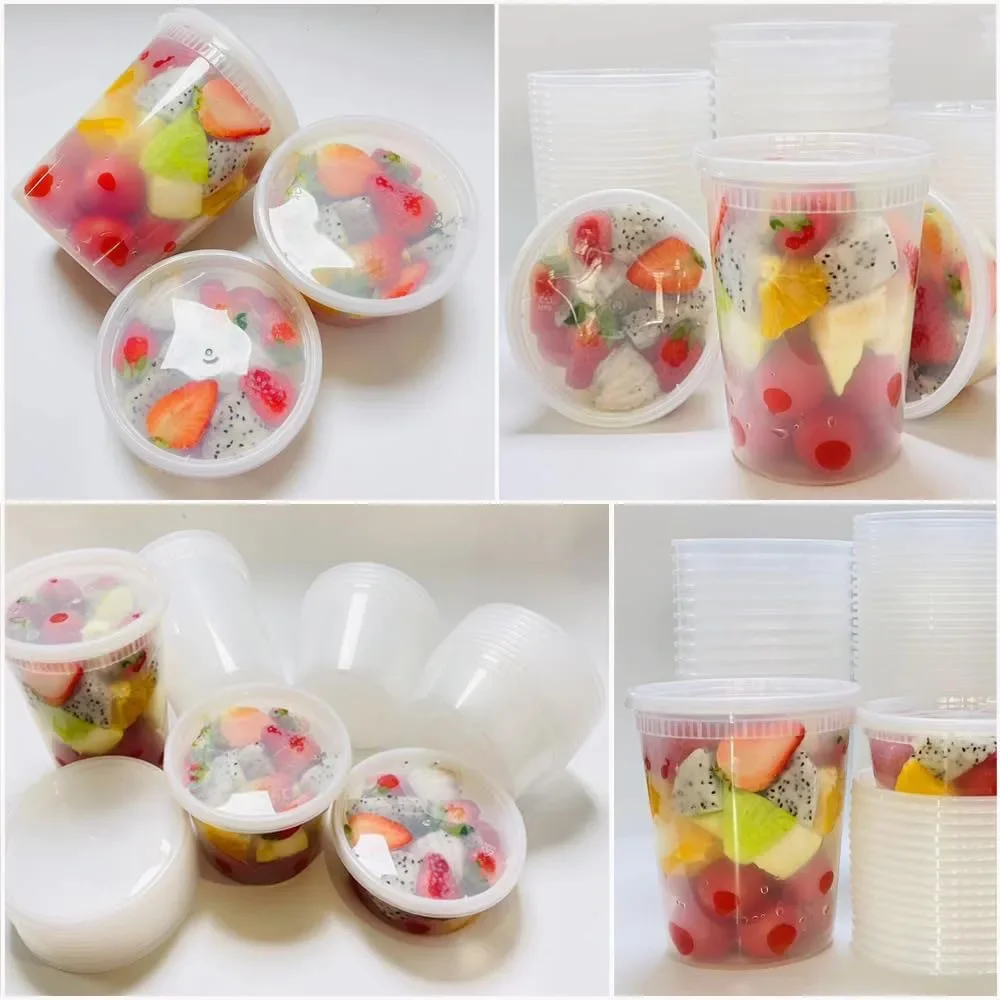 24pcs Deli Food Storage Contai - Food Storage Freezer Containers 评论和价格
