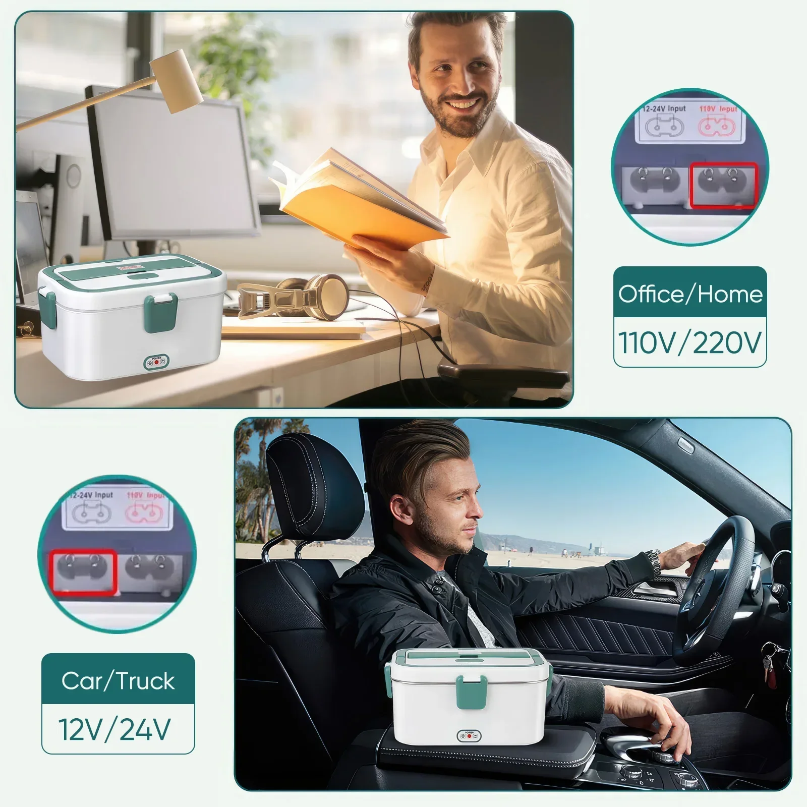 Electric Lunch Box Food Warmer - Portable Food Warmer 评论和价格