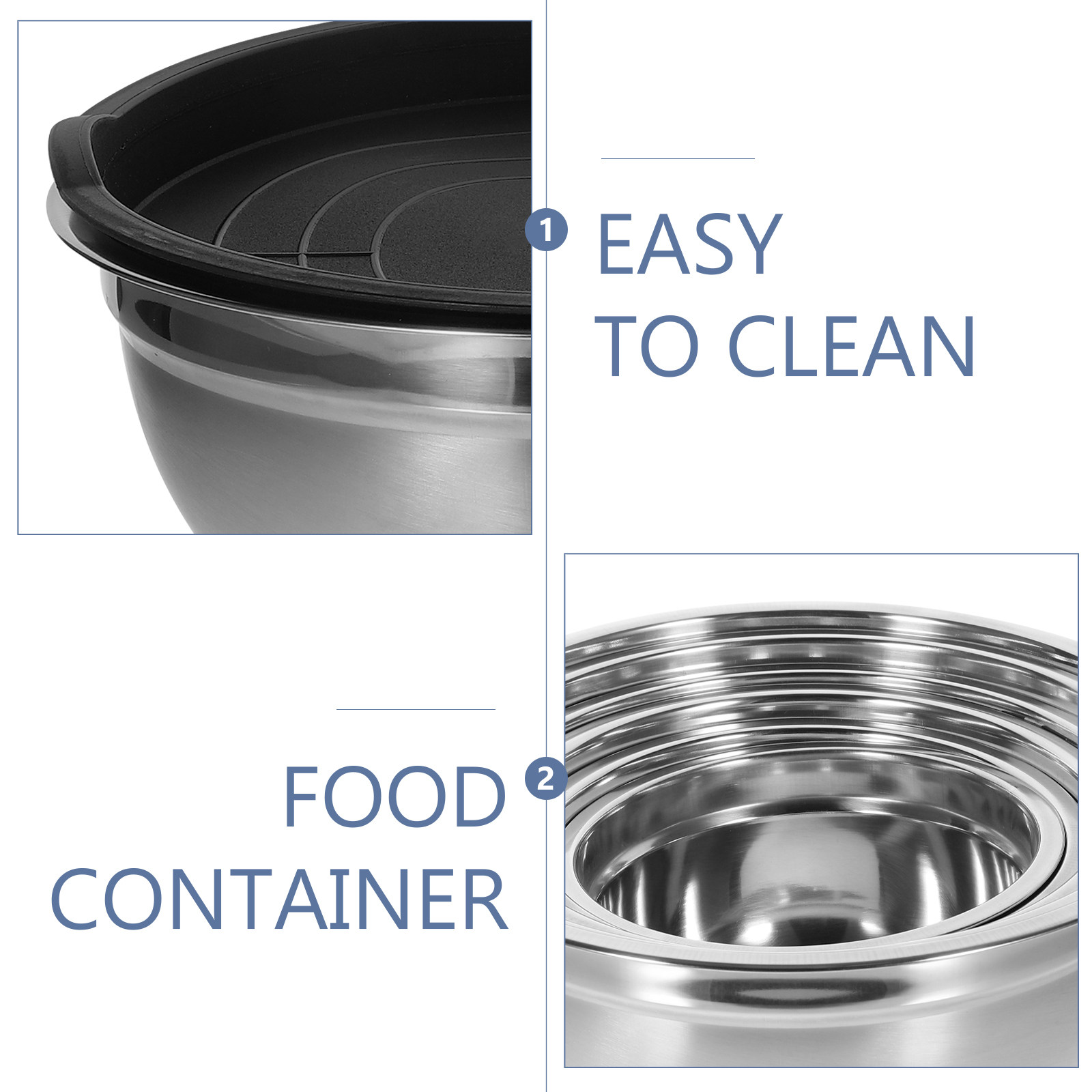 1Set Stackable Nesting Stainle - Food Storage Stackable Containers 评论和价格