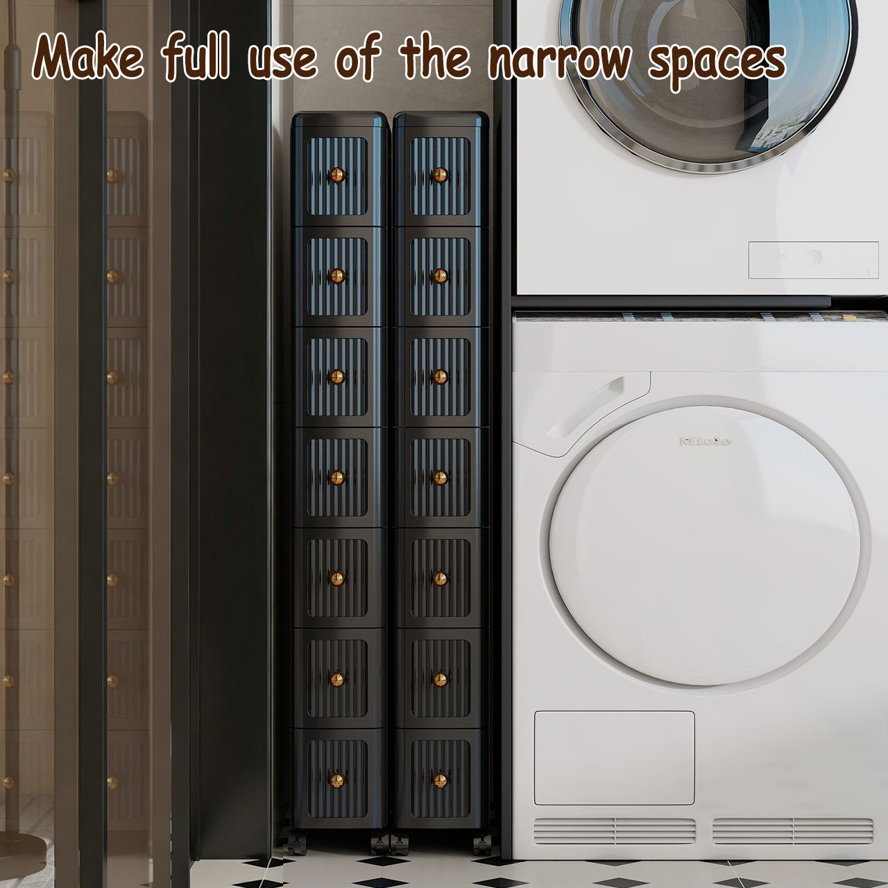 15CM Narrow Gap Drawer Storage - Food Storage For Room 评论和价格