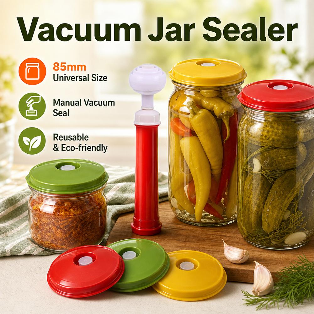Vacuum Sealer Jar Lids With Va - Food Storage Jars With Lids 评论和价格