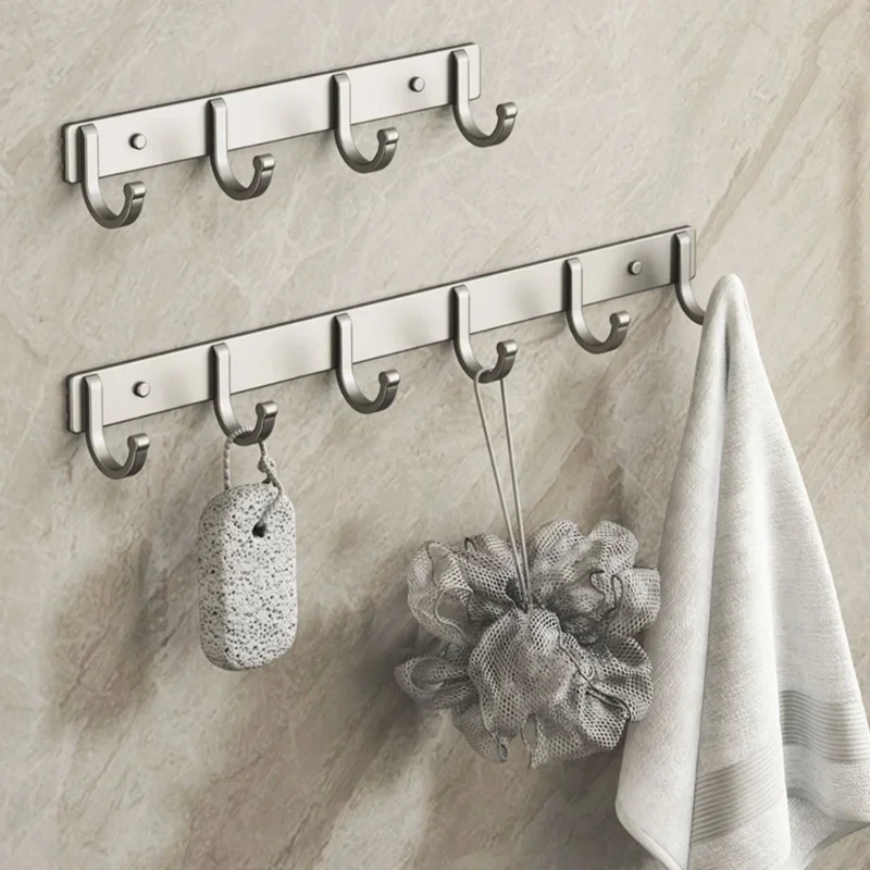 Aluminum Wall Hook Rack – No-D - Food Storage For Room 评论和价格