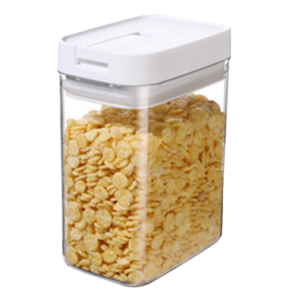Transparent Cereal Storage Con - Airtight Cereal Jar 评论和价格