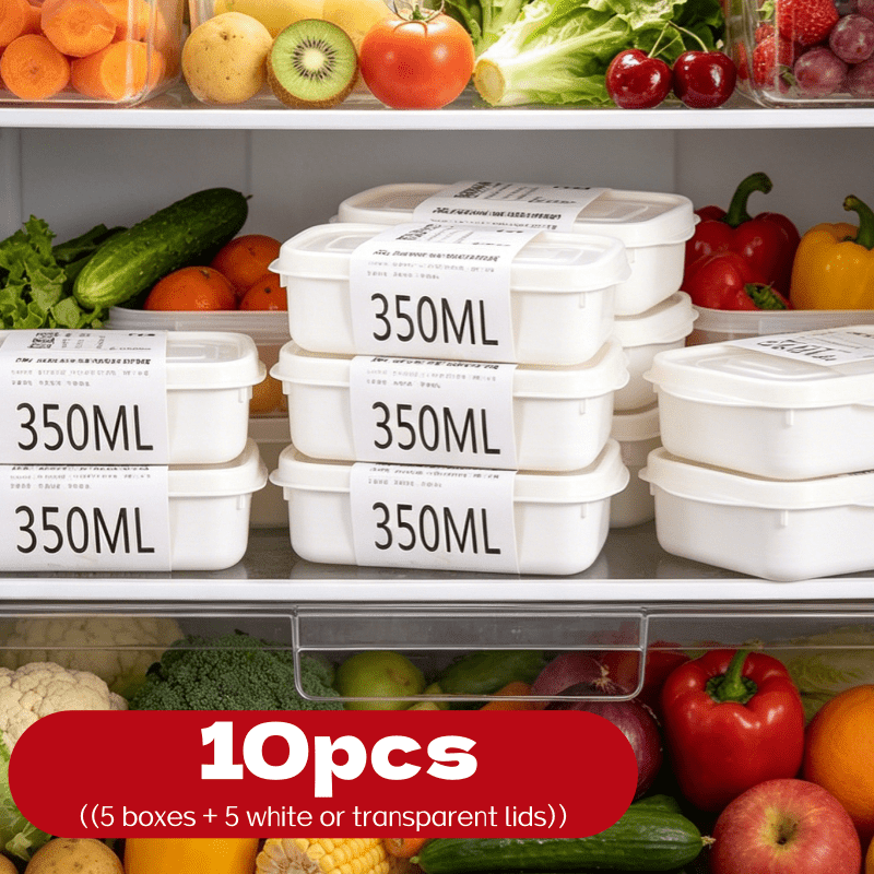 10Pcs Reusable Stackable Food  - Food Storage Stackable Containers 评论和价格