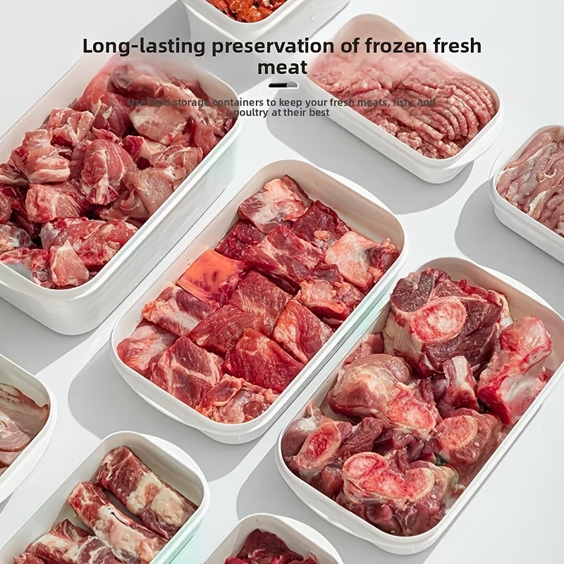 10Pcs Reusable Stackable Food  - Food Storage Stackable Containers 评论和价格