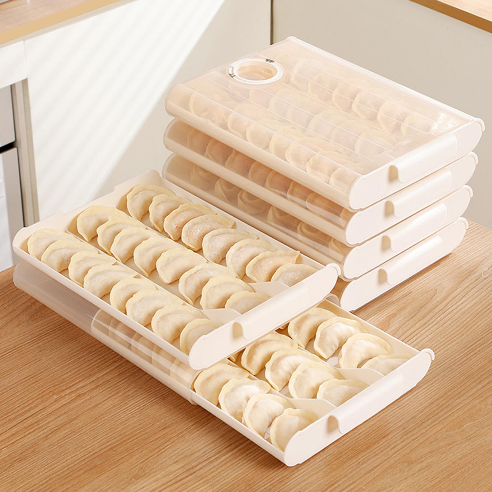 Dumpling Storage Box Pull Out  - Food Storage Stackable Containers 评论和价格