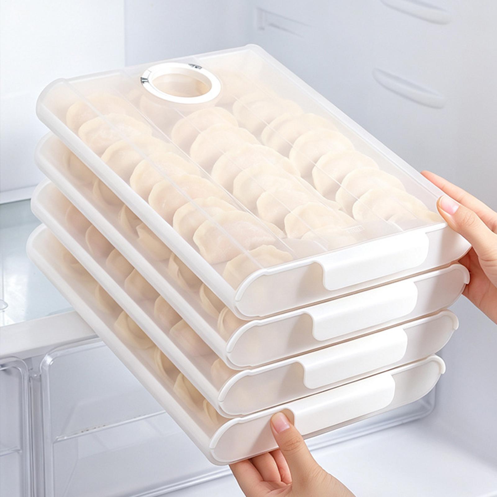 Dumpling Storage Box Pull Out  - Food Storage Stackable Containers 评论和价格