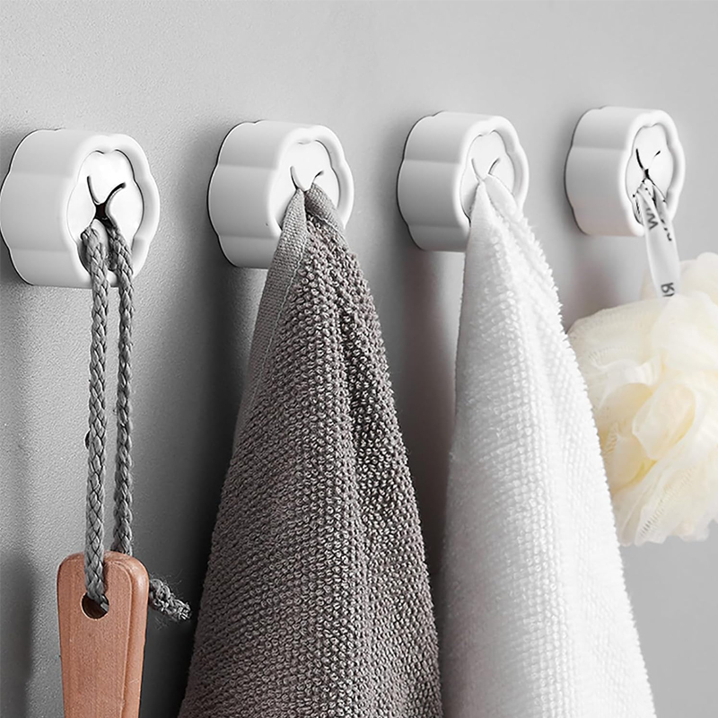 6PCS Self Adhesive Towel Holde - Food Storage For Room 评论和价格