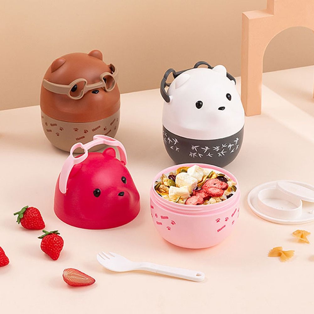 1Pcs New Eyeglass Bear Thermal - Food Storage Stackable Containers 评论和价格