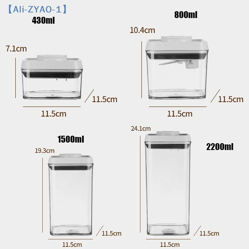 【ZYAO-1】1Pcs Cereal Container  - Airtight Cereal Jar 评论和价格