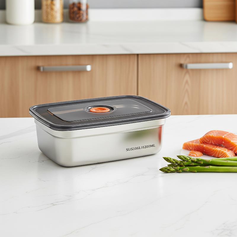 Stainless Steel Sealed Lunch B - Food Storage Freezer Containers 评论和价格