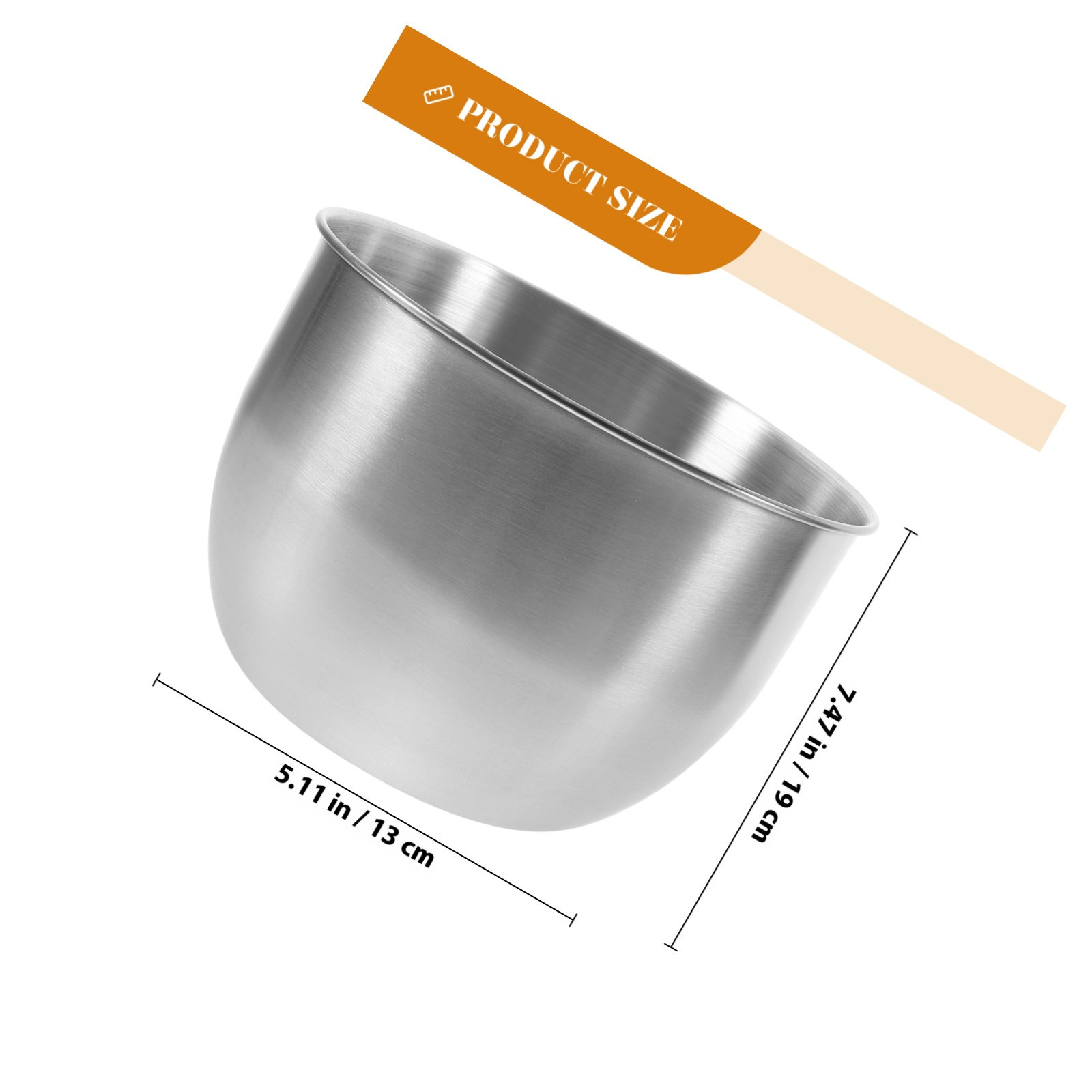 Deep Stainless Steel Mixing Bo - Food Storage Meals 评论和价格