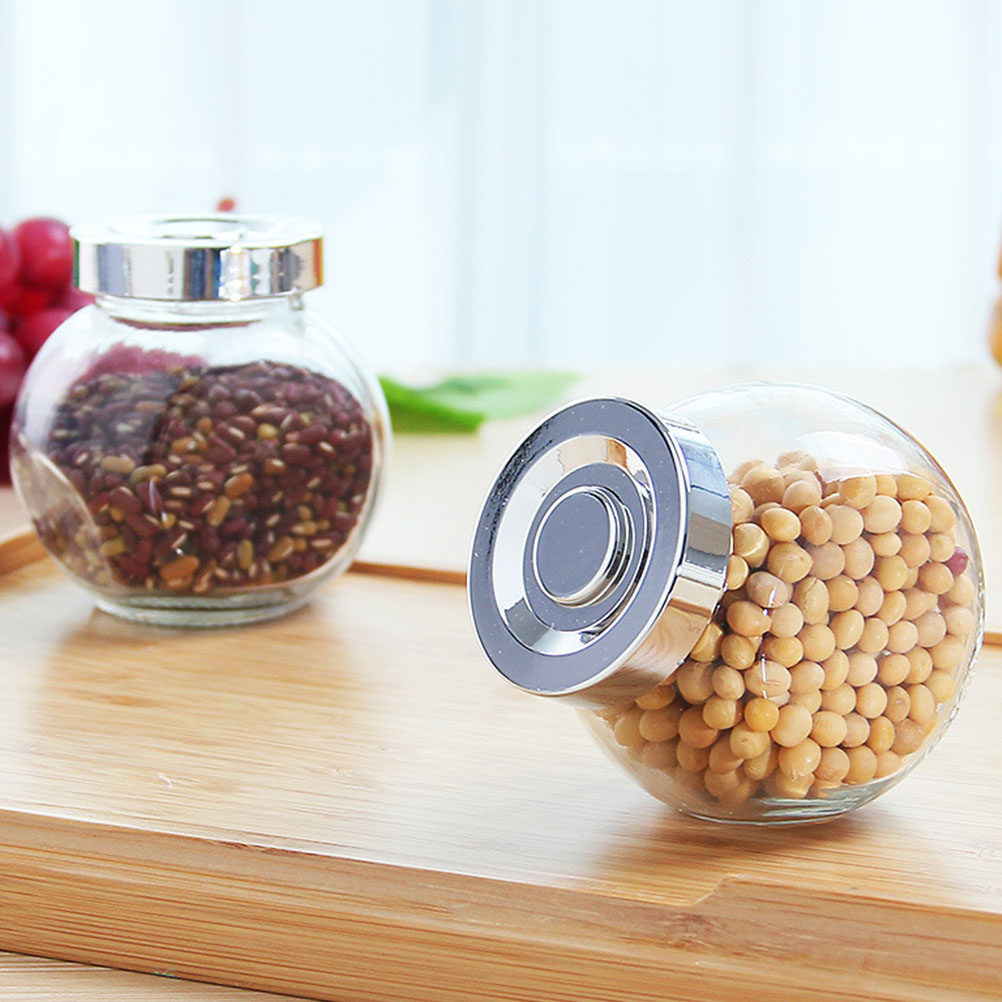 Glass Storage Jars 8 Pack Airt - Airtight Cereal Jar 评论和价格