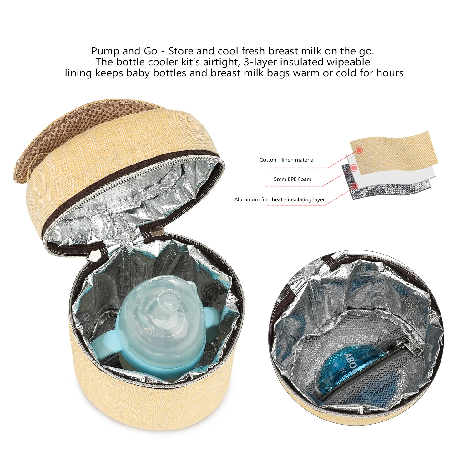 Bottle bag waterproof constant - Food Storage Baby 评论和价格
