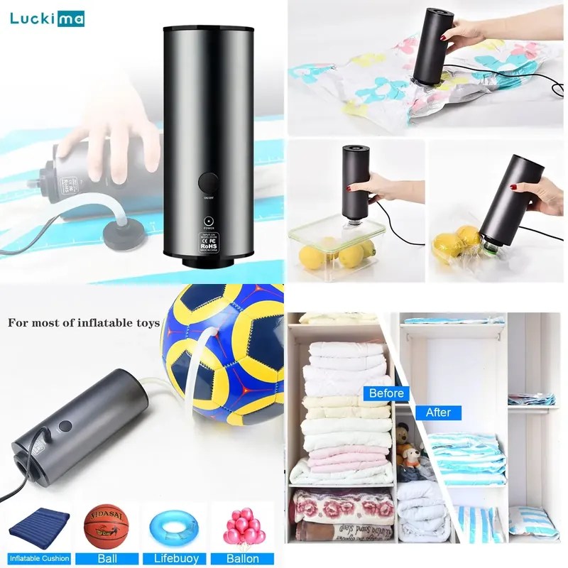 2 In 1 Portable Air Vacuum Mac - Food Storage Vacuum Pump 评论和价格