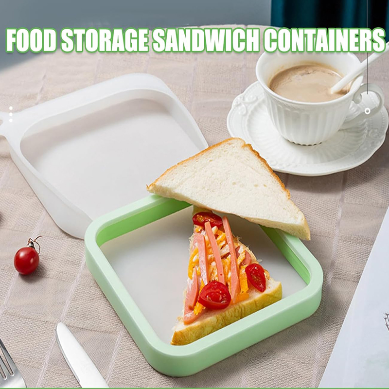 Silicone Sandwich Toast Bento  - Food Storage Keep Warm 评论和价格