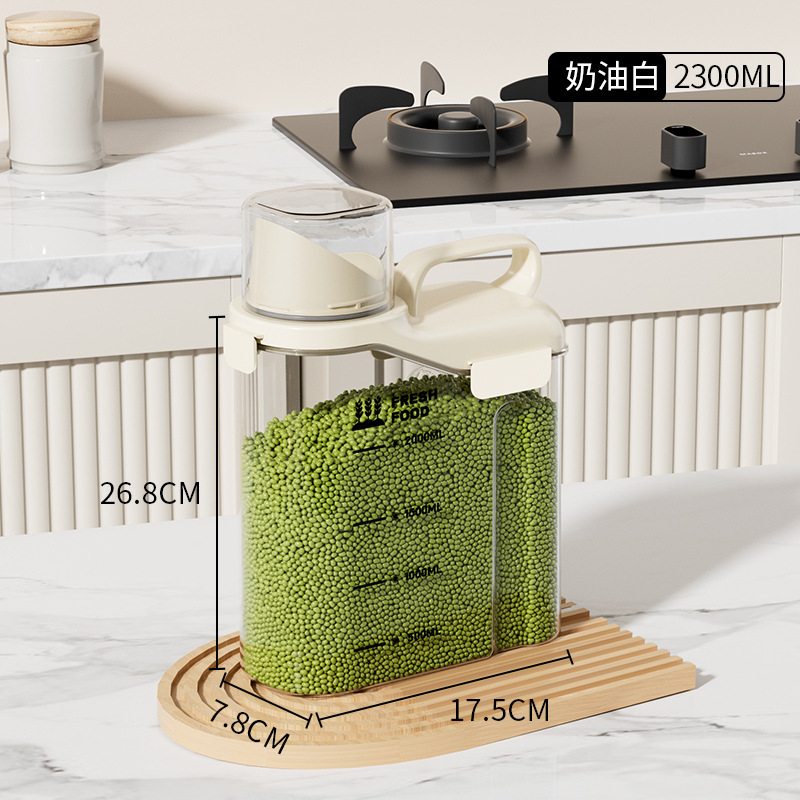 Kitchen Grain Storage Containe - Airtight Cereal Jar 评论和价格